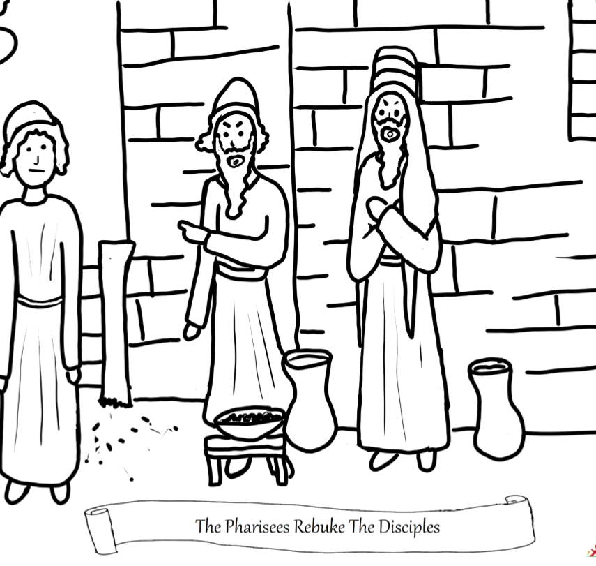 The Pharisees Rebuke the Disciples